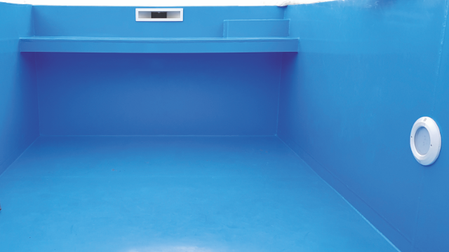 Poolauskleidung 8mm HDPE / Bergstrasse